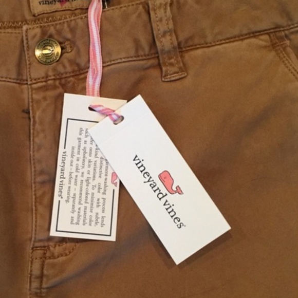 Vineyard Vines NWOT Garment Dyed Skinny Utility Pant (4) - Picture 12 of 14